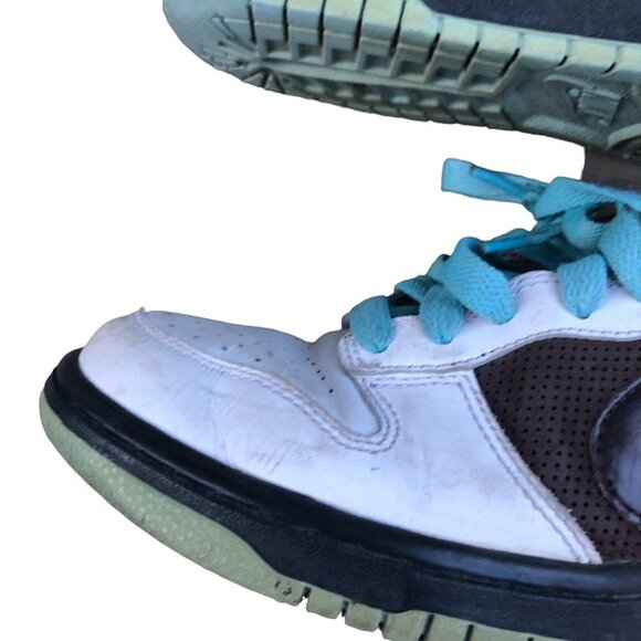 Vintage 2008 Nike Dunk Low 'White Baroque Brown' Size 6 - Picture 12 of 16